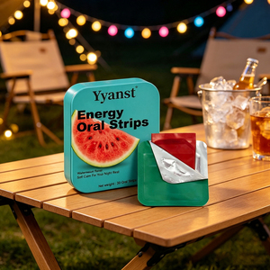 Tiras Orales Disolubles con Sabor a Sandía Yyanst, Caja Metálica, Paquete de 30 Unidades - Product Image 6