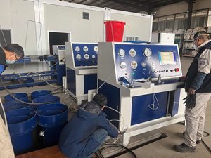 Système de test de pression d'eau de bouteille de gaz de haute précision <span class=keywords><strong>pour</strong></span> des applications industrielles avec la mesure externe - Product Image 4