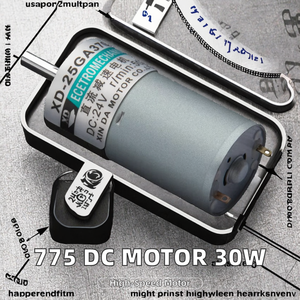 775 <span class=keywords><strong>moteur</strong></span> haute vitesse 30W 10000 tr/min 6V perceuse électrique à vitesse réglable avec aimant permanent pour l'utilisation de <span class=keywords><strong>bateau</strong></span> et de ventilateur - Product Image 3