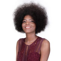 Vente en gros de perruque, bon marché, fait à la Machine, Bob, perruque 100% cheveux humains, Afro, cheveux courts crépus bouclés, perruques sans dentelle pour femmes noires
