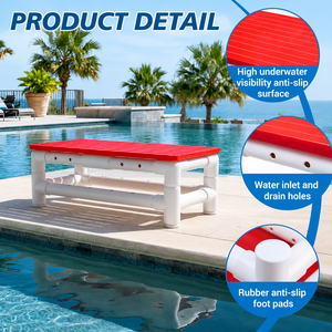 Plataforma Acuática de HDPE Personalizada para Ejercicios en Piscina, Plataforma Antideslizante para Ejercicios Acuáticos, Fisioterapia y Rehabilitación - Product Image 3