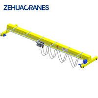 Grúa Puente Monoviga de 1.5t para Trabajo Ligero, Estilo Europeo, para Interiores, Pequeños Almacenes, Grúa de 10 Toneladas, Grúa de 1 Tonelada