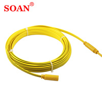 SOAN détecteur de fuite d'eau câble de détection de fuite de corde capteur de détection de ligne avec prise 3.5mm