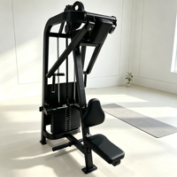 Máquina de Gimnasio Ajustable con Peso de Acero para Entrenamiento de Fuerza: Pecho, Espalda, Deltoides, Remo Sentado, Pila de Pesas de 143 kg