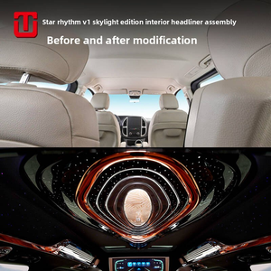 Plafonnier TLUUZE Star Rhythm V1 pour <span class=keywords><strong>Mercedes</strong></span>-Benz Vito V260 avec <span class=keywords><strong>ciel</strong></span> étoilé et éclairage d'ambiance 12V 36W Garantie 1 an - Product Image 3