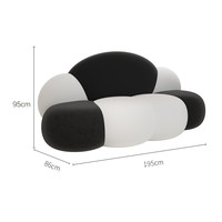Conjunto de sofás con forma de nube, diseño creativo marroquí, mobiliario suave, decoración, conjunto de sofás