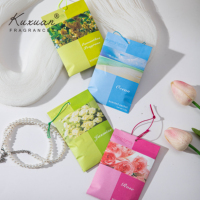 Paquets de sachets suspendus personnalisés de 12g sachets parfumés de longue durée pour tiroirs et placard maison désodorisant chambre armoire
