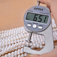 Vente en gros de colliers de perles d'eau douce naturelles rondes, blanches, de qualité AAAA, de 40 cm, 6-7 mm, pour la fabrication de bijoux, colliers et bracelets DIY