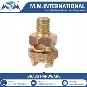 Conector de pernos divididos de rosca macho de latón, calidad de exportación, disponible a precio asequible, de proveedor indio y exportación - Product Image 5