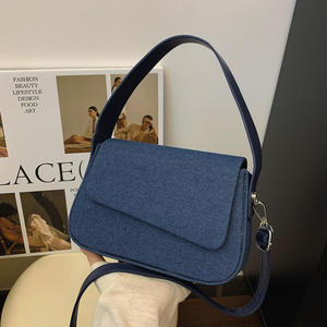 Sacs pour femmes de haute qualité en gros, sacs carrés minimalistes, nouveaux sacs à main en denim pour femmes - Product Image 3