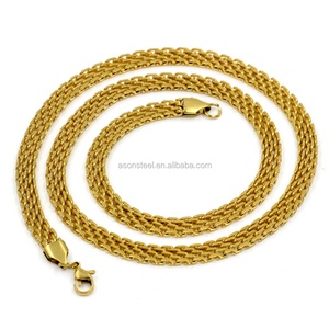 Accesorios de Moda Promocionales, Diseño Especial, Cadena de Acero Inoxidable de 6 mm y 55 cm con Cierre de Langosta para Hombre y Mujer - Product Image 4