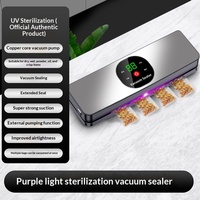 Machine de mise sous vide automatique sans fil rechargeable pour usage domestique, machine d'emballage alimentaire portable et de scellage plastique