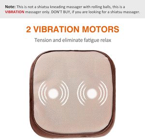 2 in 1 <strong>Shiatsu</strong> <strong>Foot</strong> <strong>Massager</strong> With Kneading Tapping and Heated Electric Home Relaxing Treatment Vibration <strong>Massage</strong> Cushion - Product Image 4