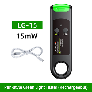Fiber Test Pen <b>Rechargeable</b> 10km Visual Fault Locator Red <b>Light</b> Source with 2.5mm Universal Port for FTTH Maintenance - Product Image 5