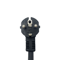 Pistolet de recharge portable certifié Mode 2 pour véhicules électriques (Modèle ZH-1AZH--1AN) Câble d'alimentation standard européen 16A avec prise Schuko intégrée Wuxi