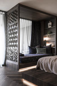 Роскошная современная мебель из массива дерева для спальни для гостиниц гостевые дома 5-звездочные современные наборы для гостиной курорта сделано в Китае - Product Image 5