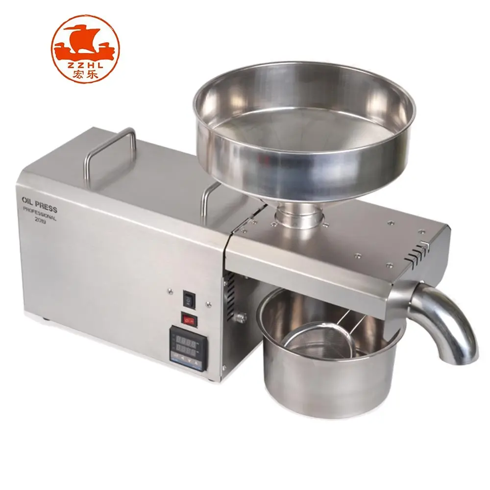 Mini máquina de prensado de aceite para el hogar, extractor de aceite de semillas y nueces de yoda, moringa