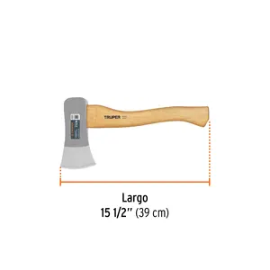 Hache de chasse BOX 4, 1-3/4 lb, manche en hickory 15', TRUPER - Product Image 2