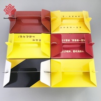 Boîtes d'emballage universelles pour snacks frits, boîtes à emporter en papier kraft brun, vente en gros de boîtes à emporter pour poulet frit, stocks en gros