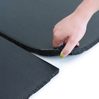 Tapis de sol en caoutchouc personnalisé pour salle de sport, aire de jeux, protection et réduction du bruit, 15 mm et 20 mm, vente en gros