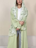 Zifeng OEM Einfarbiges Langes Maxikleid mit Offener Front und Seitenschlitz, Locker Geschnittenes Dezentes Damenkleid für Alltag und Partys