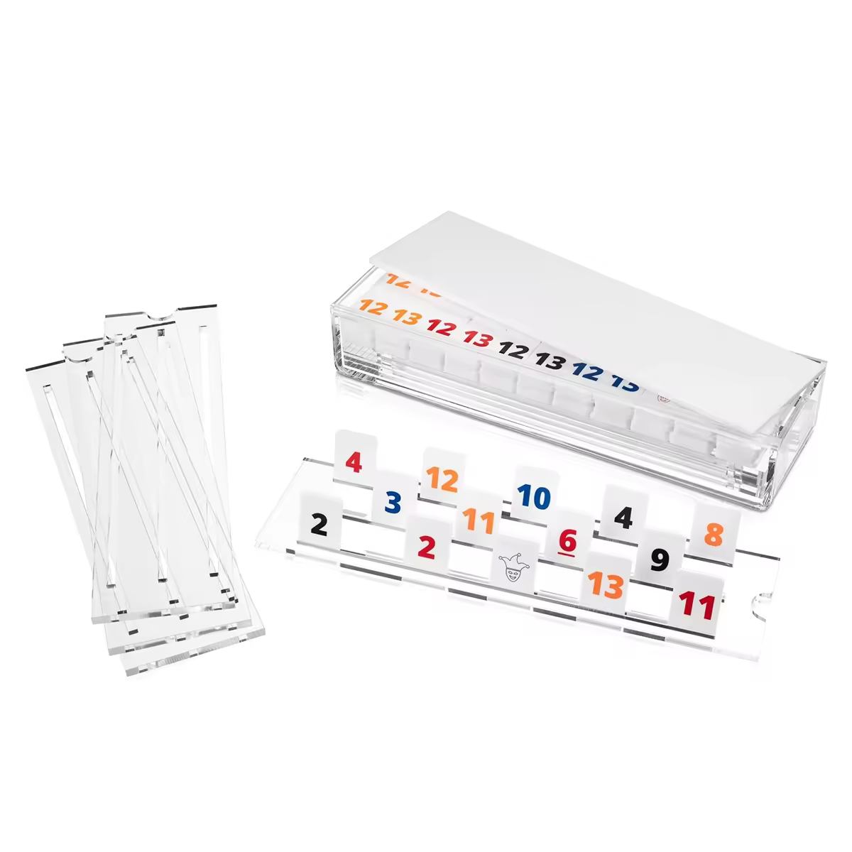 Factory Custom Acrylic Rummy Game Luxury Lucite Rummy Game Lucite