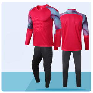 Setelan baju kiper sepakbola, setelan baju kiper sepak bola lengan panjang dewasa dan anak-anak, Set sepak bola Logo meja cetak - Product Image 1