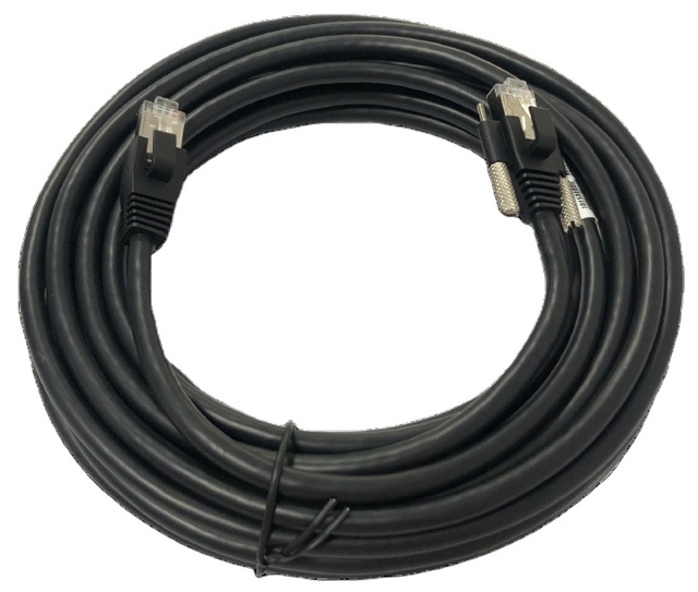 CANGHAN Machine Vision Cable RJ45 GigE Cable & H6 Pin Power I/O Cable Shielded Straight Cable 3m/5m/10m