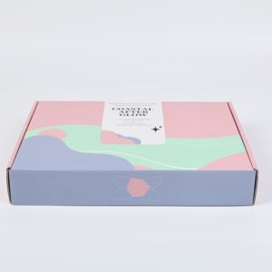Boîtes en carton pliables personnalisées recyclables de couleur rose pour l'emballage de lingerie, boîte cadeau, emballage imprimé pour vêtements - Product Image 3