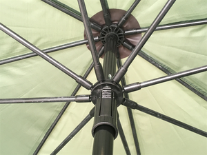 Vente en gros 3m pêche à la carpe chasse parapluie vert <span class=keywords><strong>Brolly</strong></span> parapluie tente avec pare-brise amovible - Product Image 6