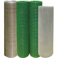 Grillage soudé 3D courbé en PVC argenté de 1,83 m x 0,91 m, anti-corrosion, pour enclos à lapins et poulets, et protection d'arbres