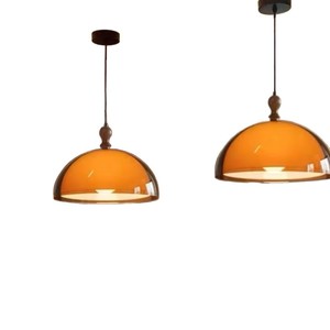 French Vintage Style Pendant <b>Light</b> Round Led Single Head Home <b>Dining</b> Room Retro Bar Counter <b>Light</b> - Product Image 5