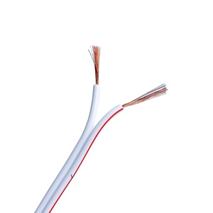 Venta caliente <span class=keywords><strong>blanco</strong></span> y rojo CCA 20awg 2 Core altavoz alambre PVC chaqueta transparente Audio <span class=keywords><strong>Cable</strong></span> OEM disponible entrega rápida - Product Image 5