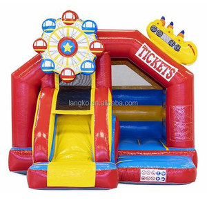 Château Gonflable avec Toboggan, <span class=keywords><strong>Parc</strong></span> Gonflable pour Enfants - Product Image 4