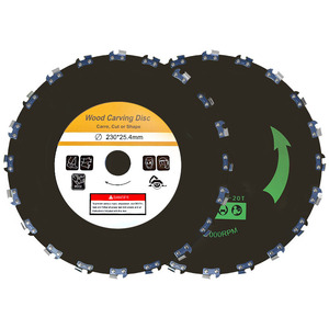 Disque de scie pour tondeuse à gazon, lame rotative de 230mm x 25.4mm, 20T, pour couper l'herbe et tailler les arbres - Product Image 5