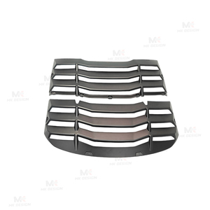 ฝาครอบบังแดดกระจกหลังแบบด้านสีดำ ทำจากวัสดุ ABS สำหรับ Ford Mustang 2015-2024  ชุดแต่งกระจกหลังแบบ Louver สำหรับตกแต่งรถยนต์ - Product Image 2