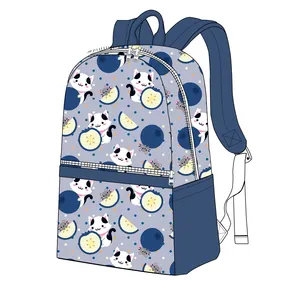 Wholesale Cute Printed Kids School Bag Children Students Trolley School Backpack With High Quality Custom