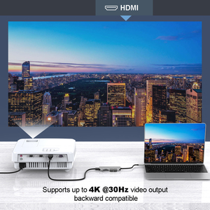 USB-C Hub Plus Play Adapter 6-in-1 multi-usb 3.0 HD Dock untuk Macbook Pro Aksesori komputer <span class=keywords><strong>Transfer</strong></span> Data tersedia - Product Image 4
