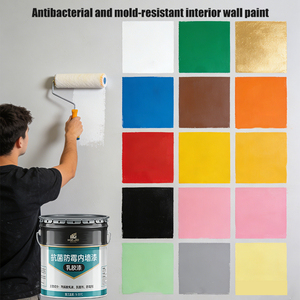 <span class=keywords><strong>Peinture</strong></span> murale intérieure <span class=keywords><strong>de</strong></span> haute qualité, écologique, à séchage rapide, faible teneur en COV, antibactérienne et anti-<span class=keywords><strong>moisissure</strong></span> - Product Image 1