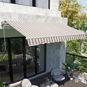 <span class=keywords><strong>Toldo</strong></span> retráctil manual de aluminio 3X4 para patio al aire libre con conveniente caja de cambios <span class=keywords><strong>horizontal</strong></span> para porche - Product Image 2