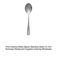 Cuchara Moka Pinti America de Acero Inoxidable 18/10, 2.5 mm de Grosor, Pintinox