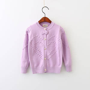 Cardigan pour fille, couleur unie, Noël, pas cher, designs et images de pulls pour enfants, grossiste chinois - Product Image 4