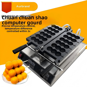 Nouvelle machine à gaufres aux œufs sur brochettes, en acier inoxydable épaissi, contrôle de température haute précision, chauffage électrique, usage commercial - Product Image 2