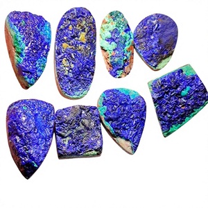 หินอะซูไรต์-มาลาไคต์ ดูร์ซี่ ของ FAIJAN GEMS คุณภาพเยี่ยม ขายส่ง หินธรรมชาติ 100% หินคาแวนไซต์ดูร์ซี่แบบเม็ด สำหรับทำเครื่องประดับ - Product Image 1