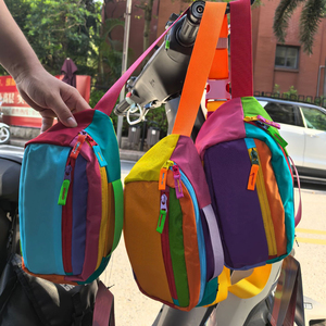 Riñonera Deportiva para Correr al Aire Libre, con Cierre de Cremallera, Diseño con Letras, Impermeable, de Nailon, Ajustada al Cuerpo, Transpirable y Ligera, para Hombres y Mujeres - Product Image 3