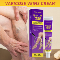 Crème Confort Jambes Anti-Varices Zourunan aux Peptides Bio-Actifs 20g Tube Violet Soin Externe Herbal Quotidien Vente en Gros OEM