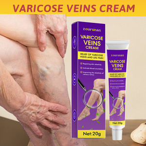 Crème Zourunan pour Varices – Pommade Confort pour l'Apparence des <span class=keywords><strong>Jambes</strong></span> 20g Tube Violet – Soin Externe Herbal Quotidien pour le Soutien des <span class=keywords><strong>Jambes</strong></span> – Vente en Gros - Product Image 4