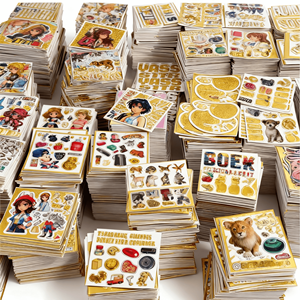 Manufacturer Customized Luxury Waterproof Product Label <b>Stickers</b> Custom Label Design Gold Foil <b>Logo</b> <b>Stickers</b> - Product Image 5