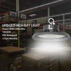 Lampada Industriale <span class=keywords><strong>UFO</strong></span> 150W 3030 SMD per Magazzino, IP65, Garanzia 5 Anni, 18000lm, 6000K Luce Diurna, Alluminio, Prezzo di Fabbrica - Product Image 3