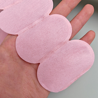Protège-doigts jetables non tissés doux et sans peluches en forme de U pour manucure professionnelle en gros